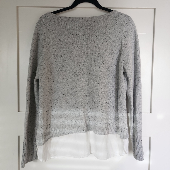 Ivanka Trump Gray Sweater with Layered Hem - Picture 8 of 8